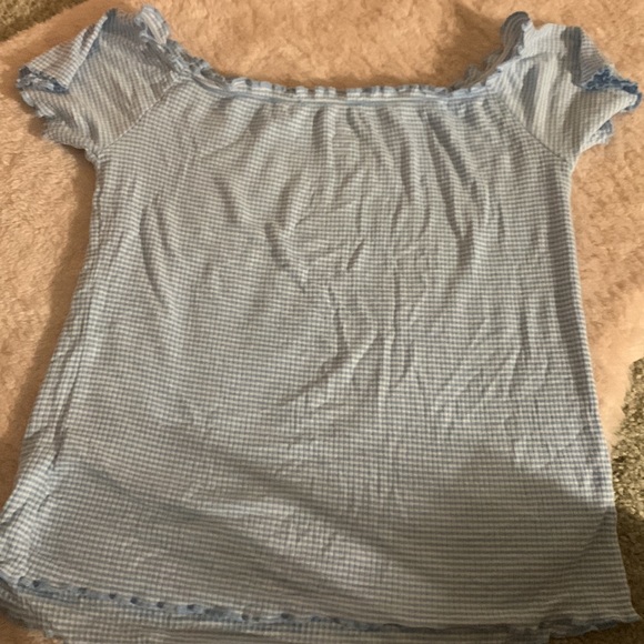 Me to We small Blue & White top - Picture 3 of 3